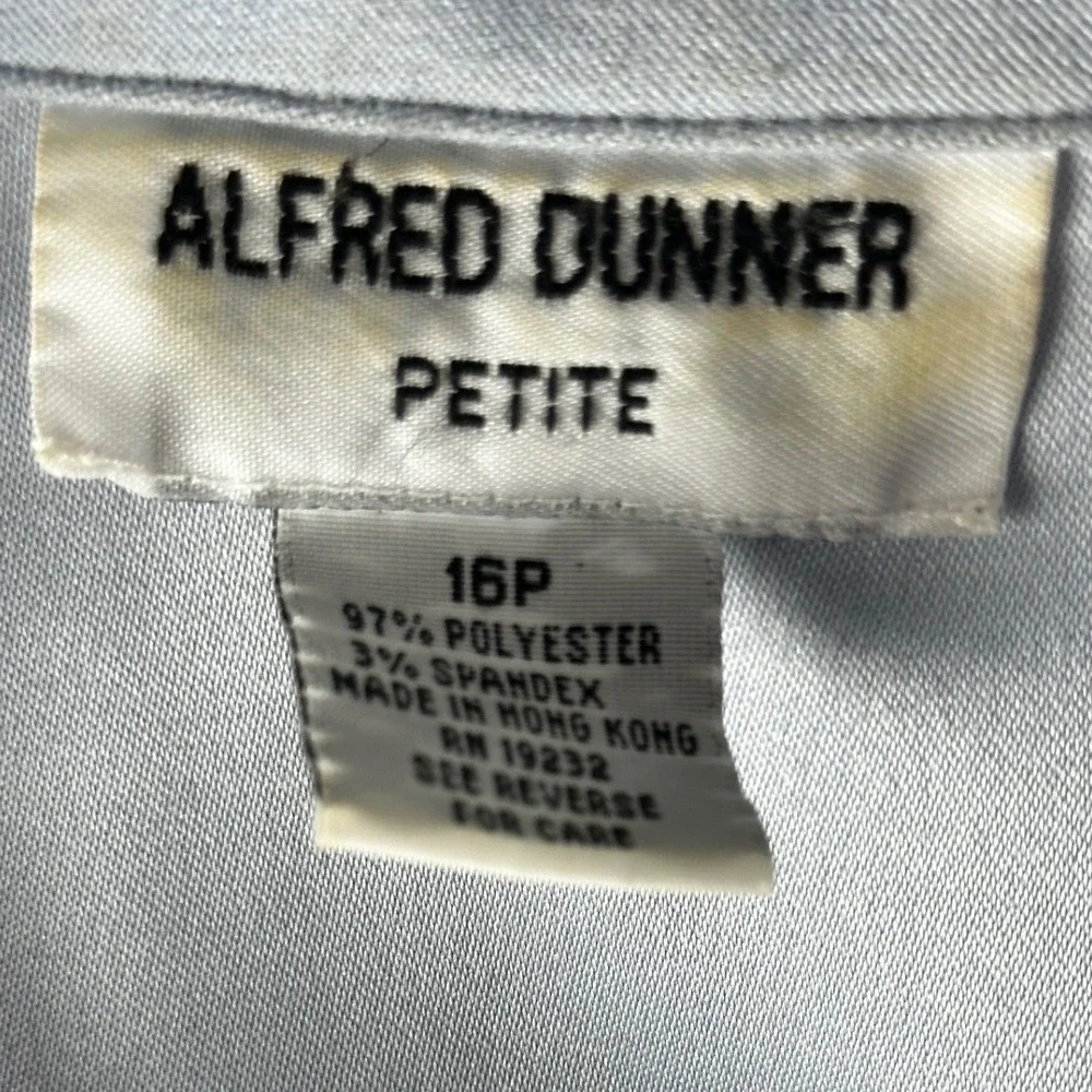 Womens Alfred Dunner Size 16 Petite Jacket‎ Powder Blue Embellished Grandmacore